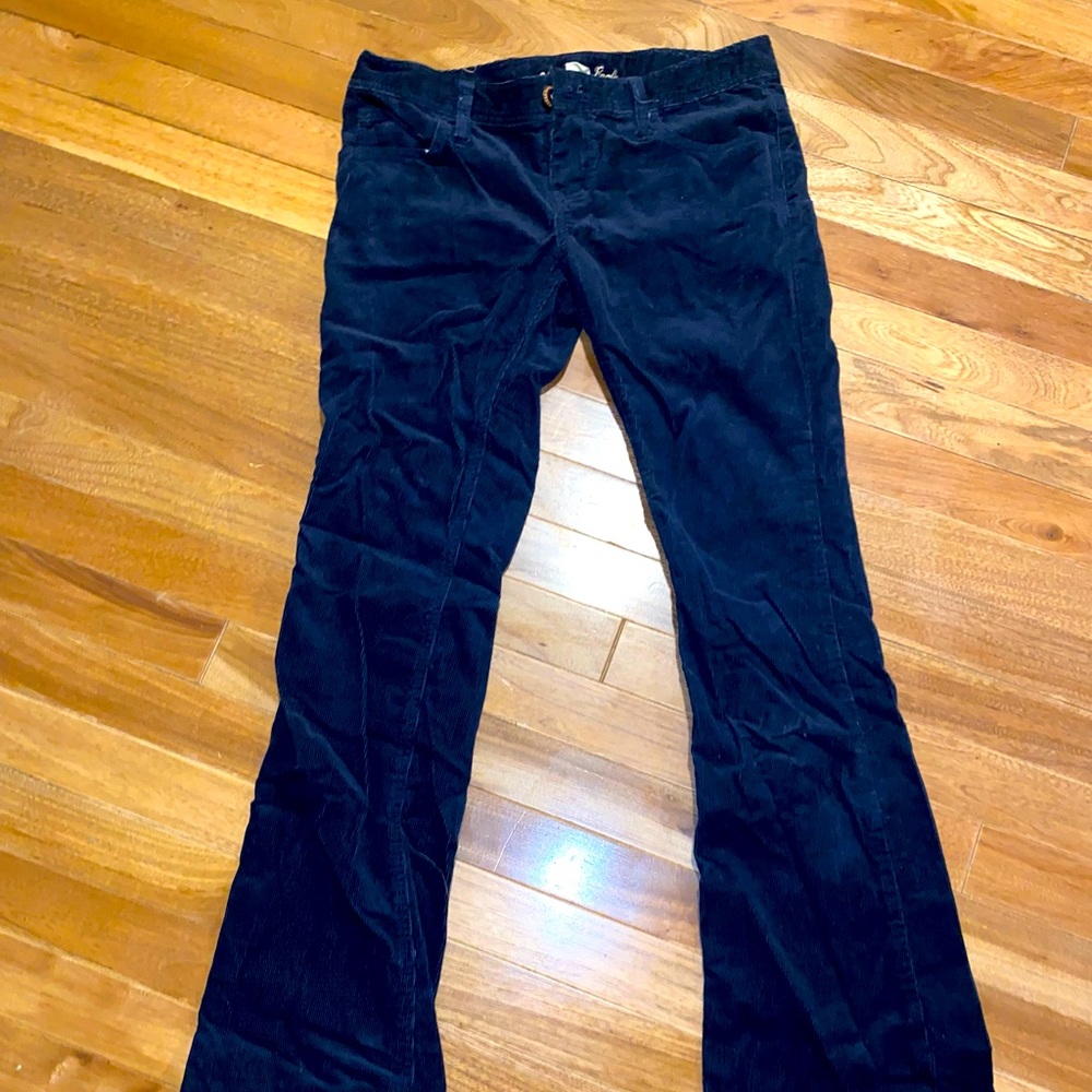 Navy blue corduroy pants